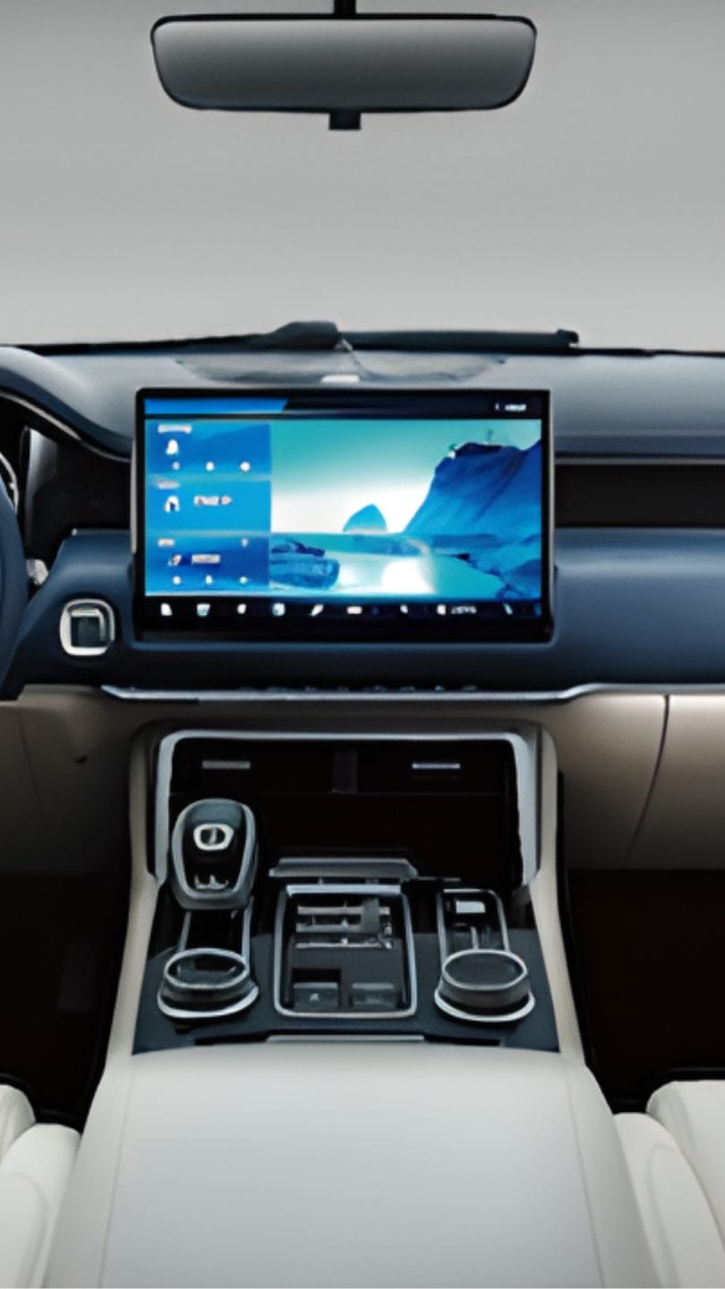 Interni FOTON Tunland V9 volante e pannello controllo